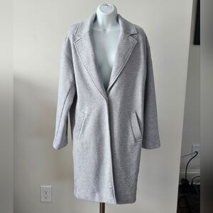 ALO Yoga Light Gray Trench Coat - Size Small